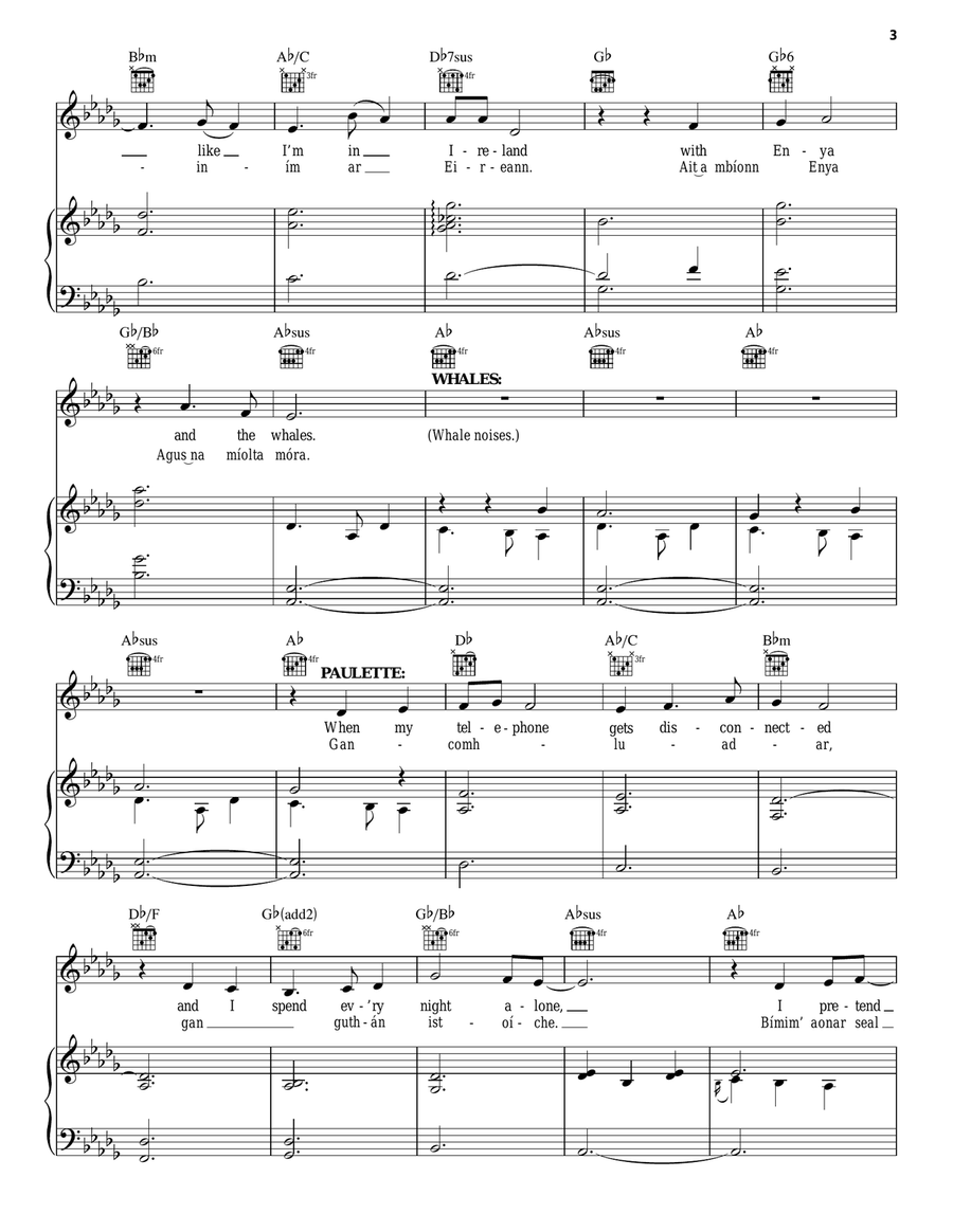 Ireland Ireland Piano, Vocal scores gallery preview page 3