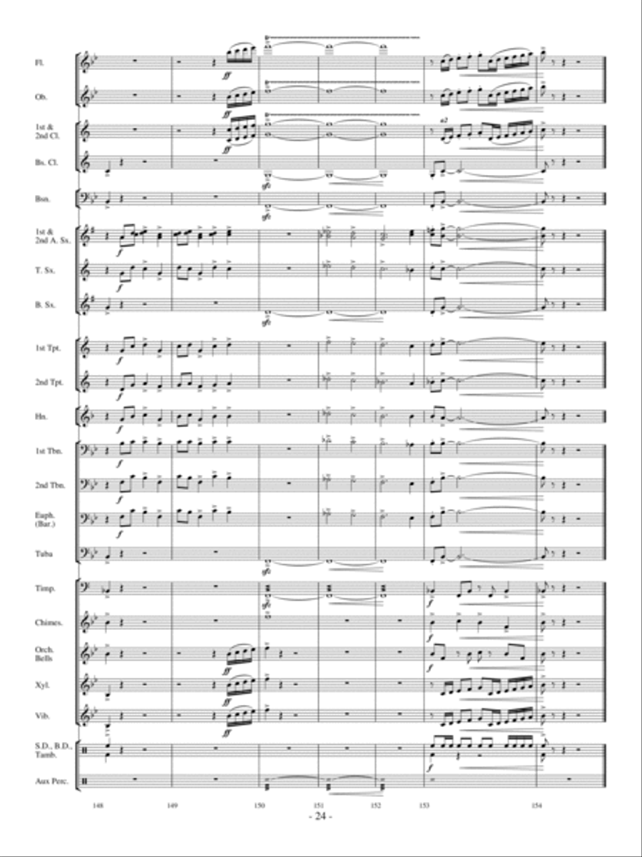 Andromeda Concert Band scores gallery preview page 23