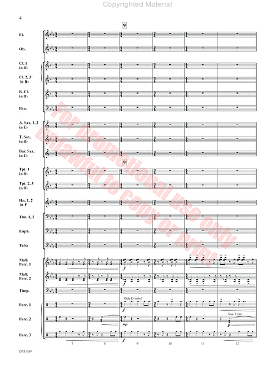 Jumpstart Concert Band scores gallery preview page 5
