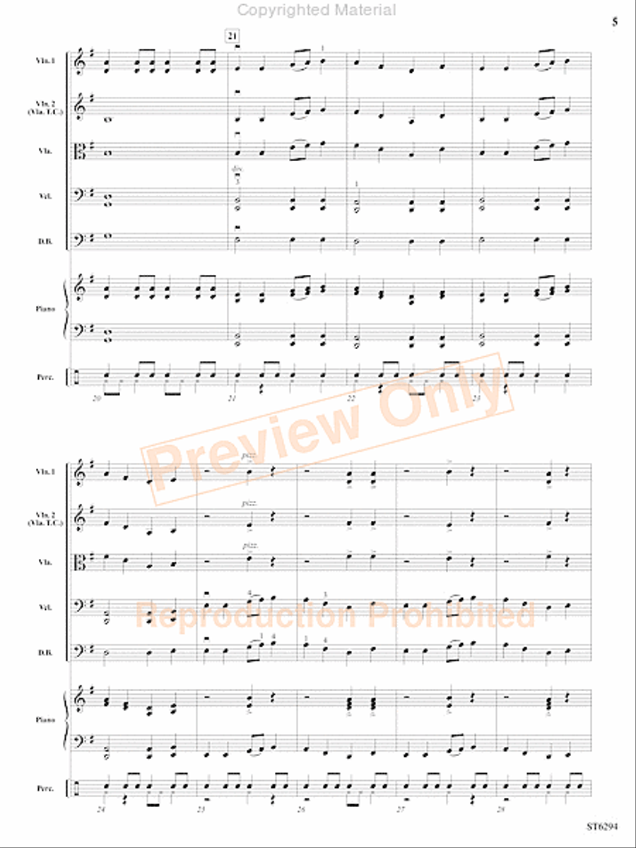 Mystic Caravan String Orchestra scores gallery preview page 6