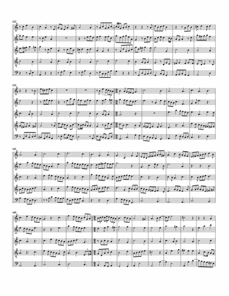 The leaves be green (arrangement for 5 recorders)