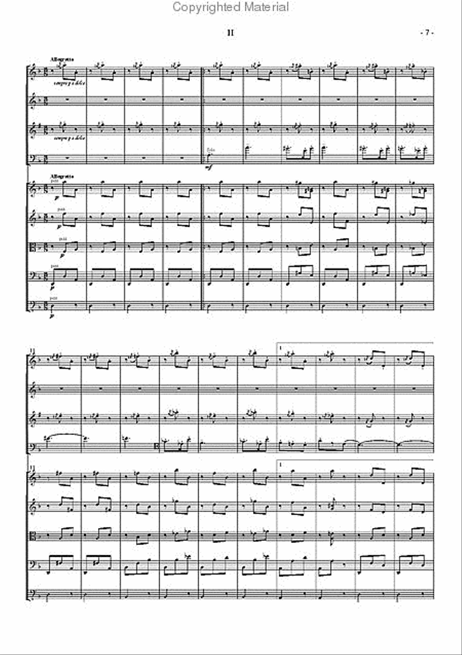 Serenade and Danse des Papillons Clarinet scores gallery preview page 3