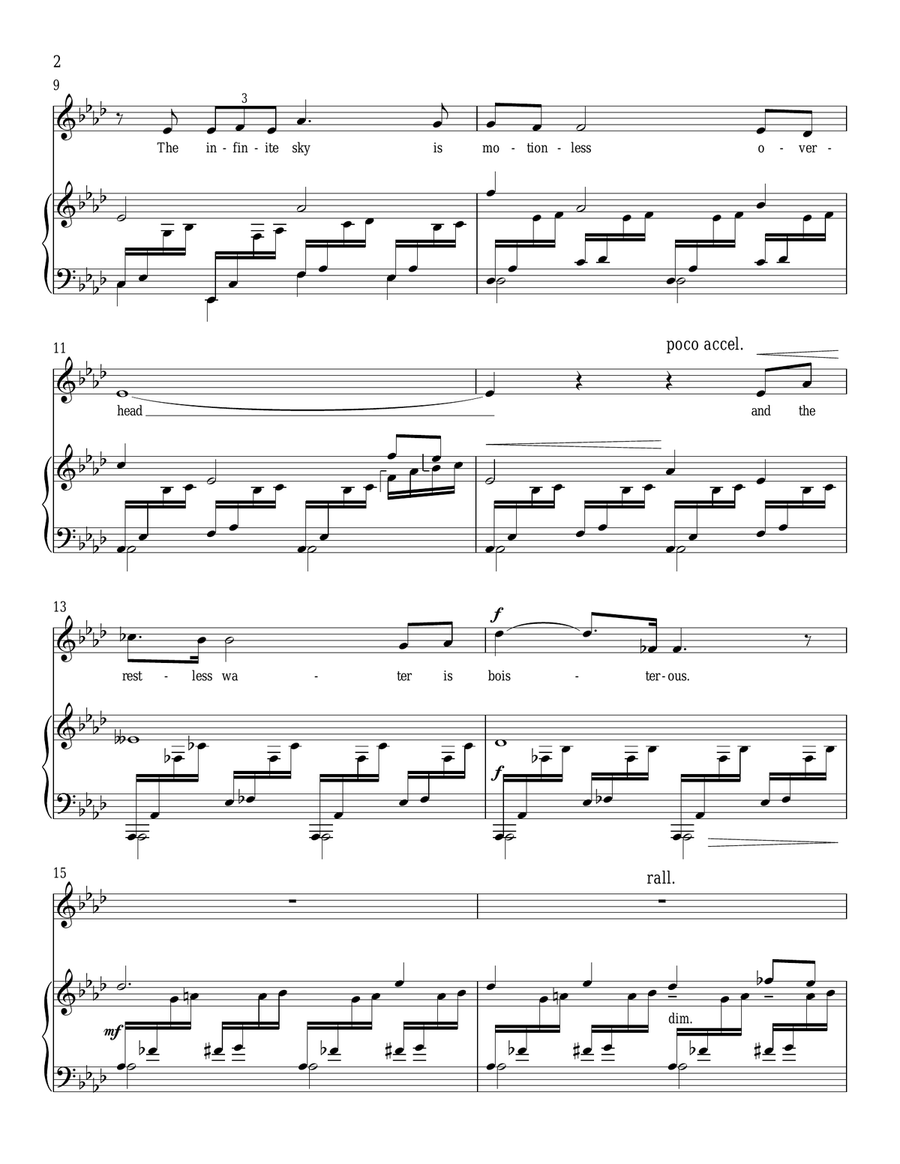 On The Seashore Of Endless Worlds Low Voice scores gallery preview page 2
