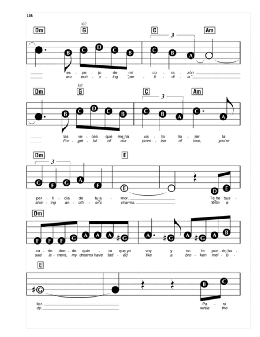 Perfidia Perfidia Electronic Keyboard scores gallery preview page 2