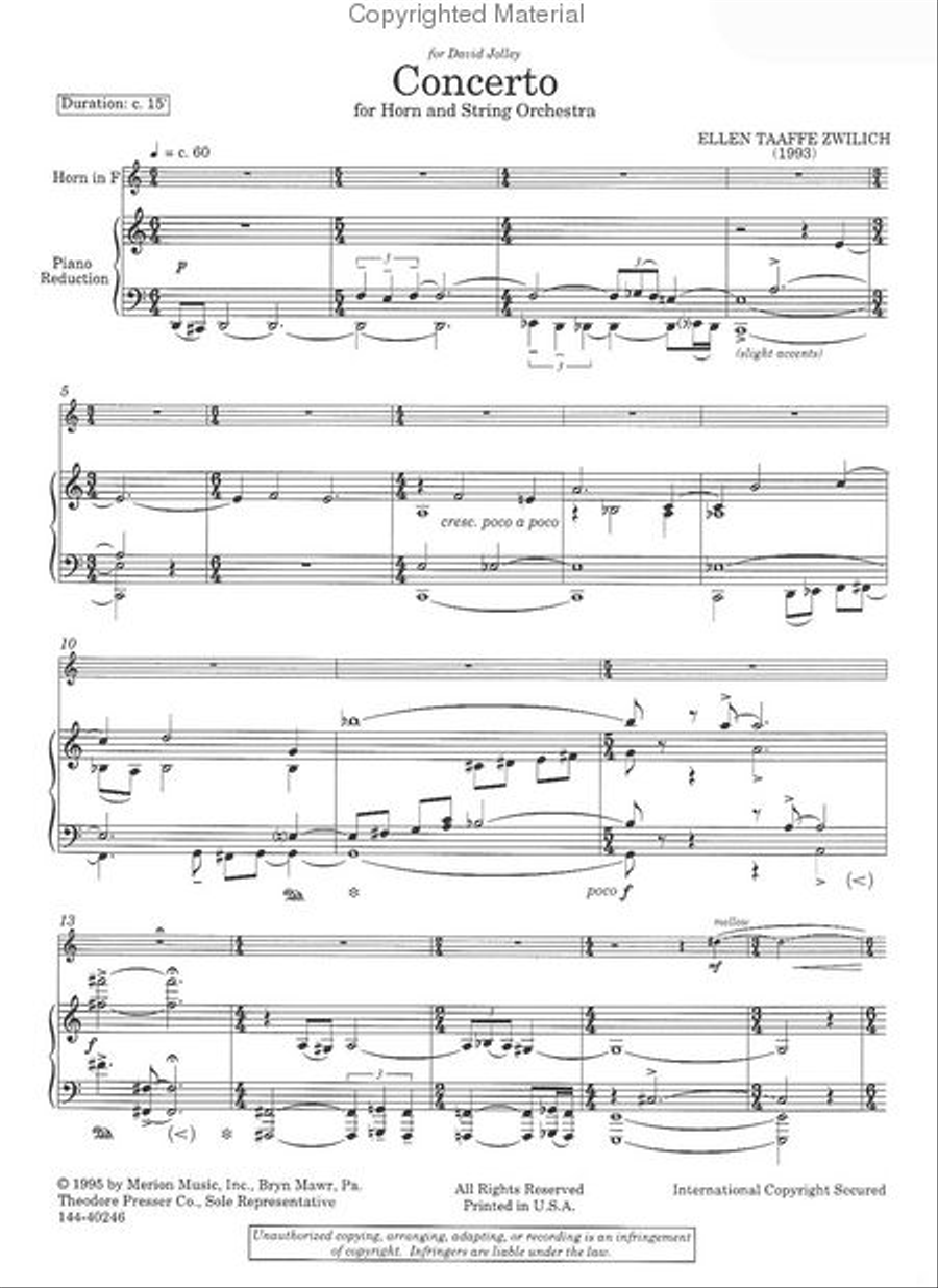Concerto Concerto Chamber Music scores gallery preview page 2