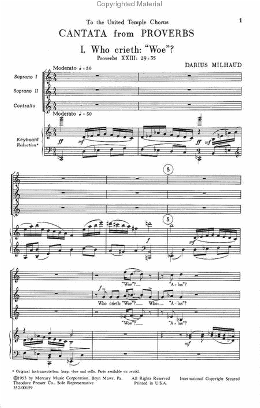 Cantata from Proverbs Cantata from Proverbs SSA scores gallery preview page 2