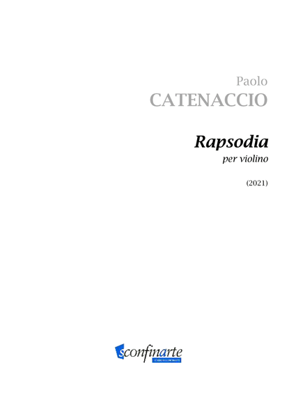 Paolo Catenaccio: RAPSODIA (ES-22-009)