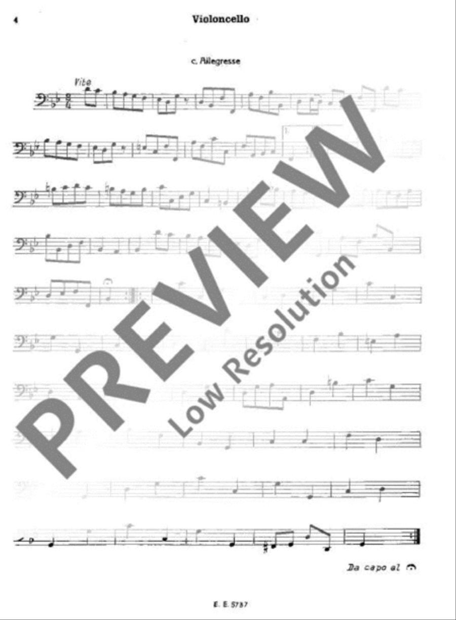 Musique de table Part scores gallery preview page 5