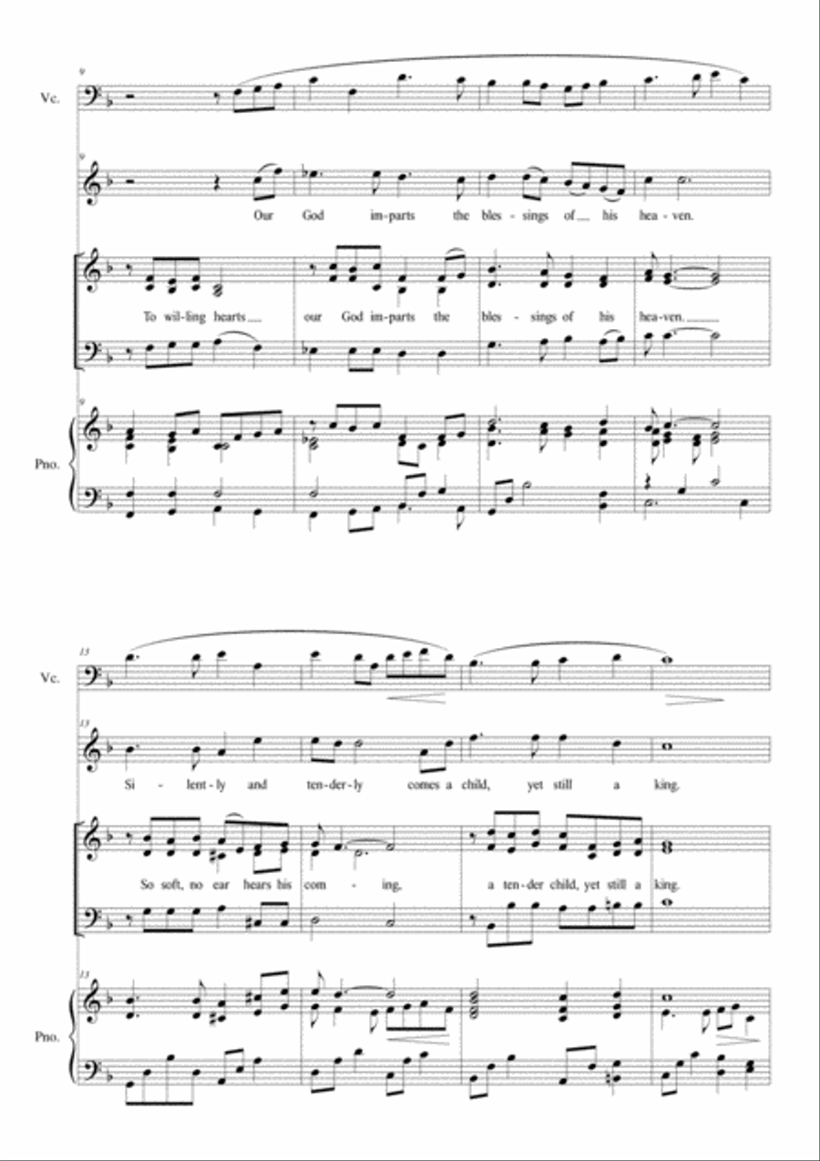 How Silently 3-Part scores gallery preview page 3