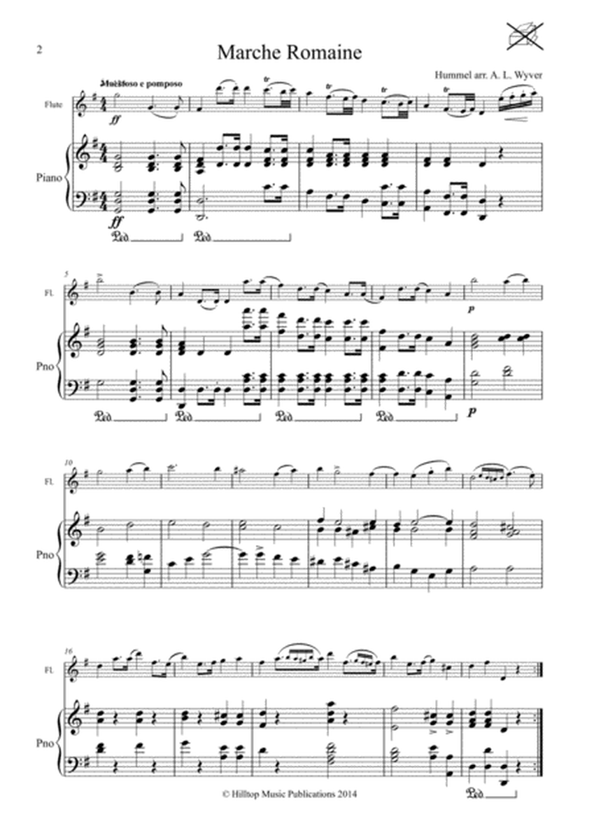 March Romaine arr. flute and piano image number null