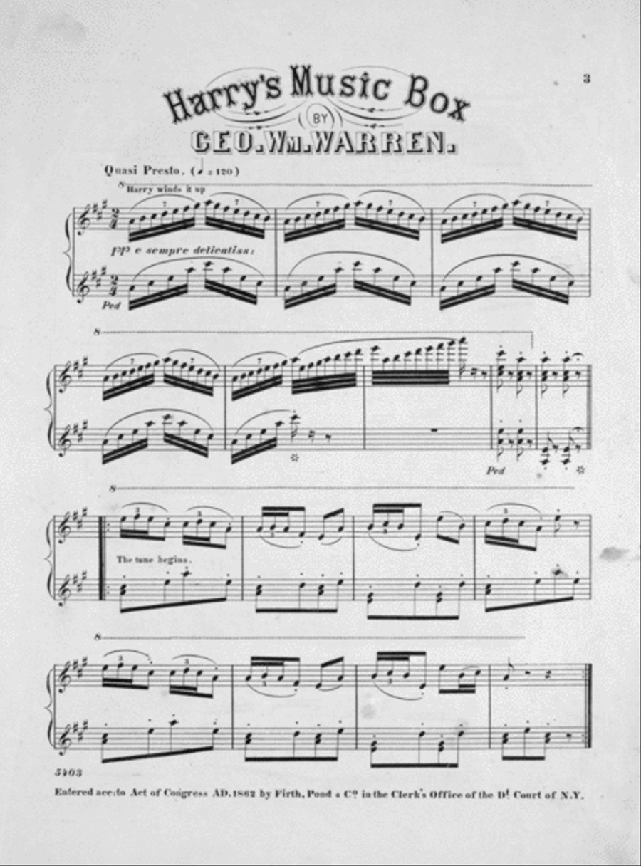 Harry's Music Box. Bagatelle Piano Solo scores gallery preview page 2