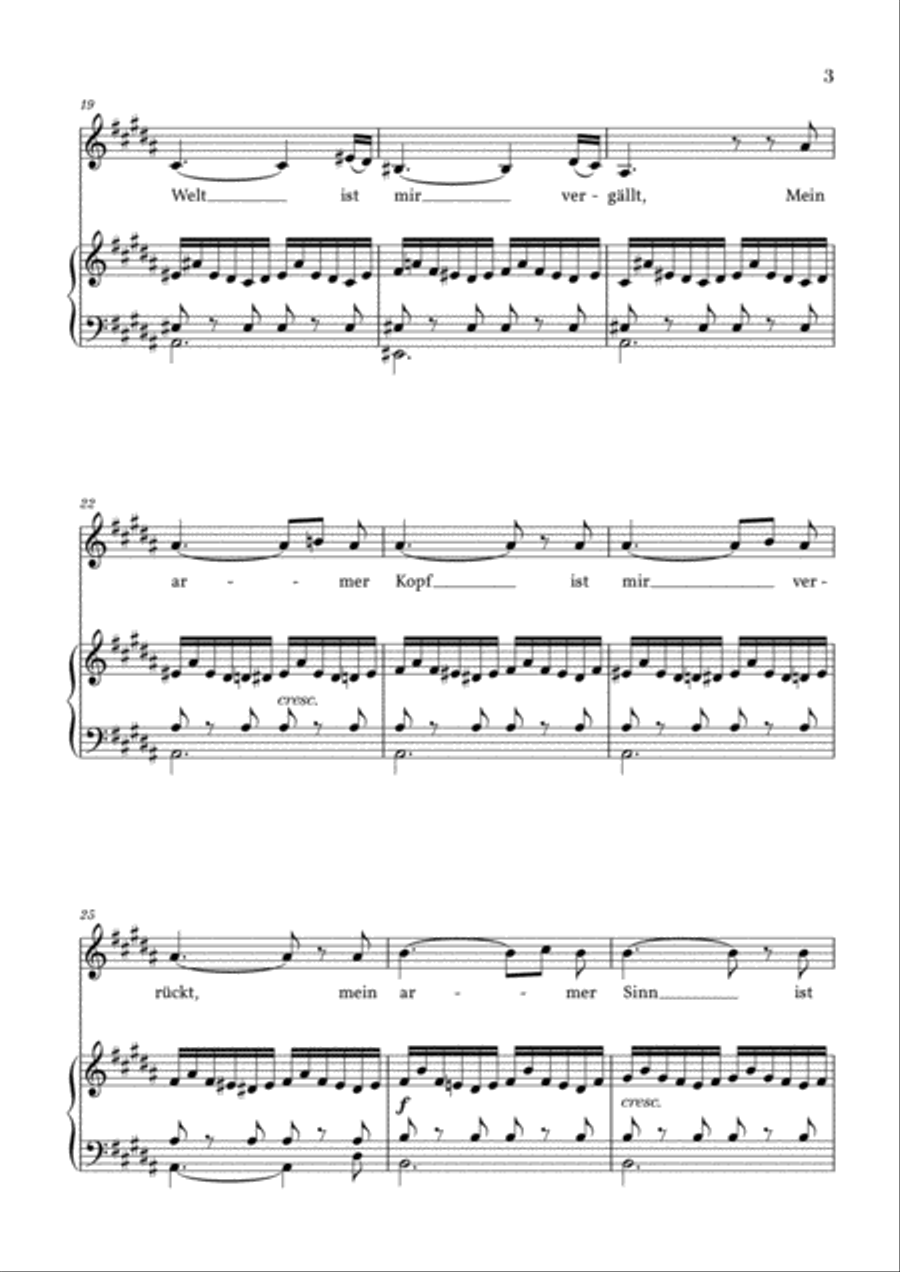 Gretchen am Spinnrade, D. 118 (G-sharp minor) Voice scores gallery preview page 3