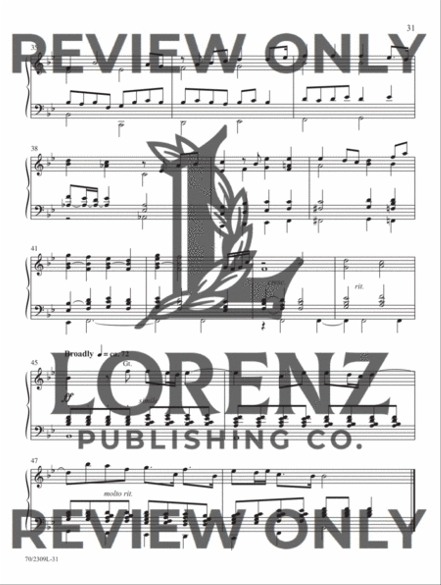 He Is Born Organ Solo scores gallery preview page 19