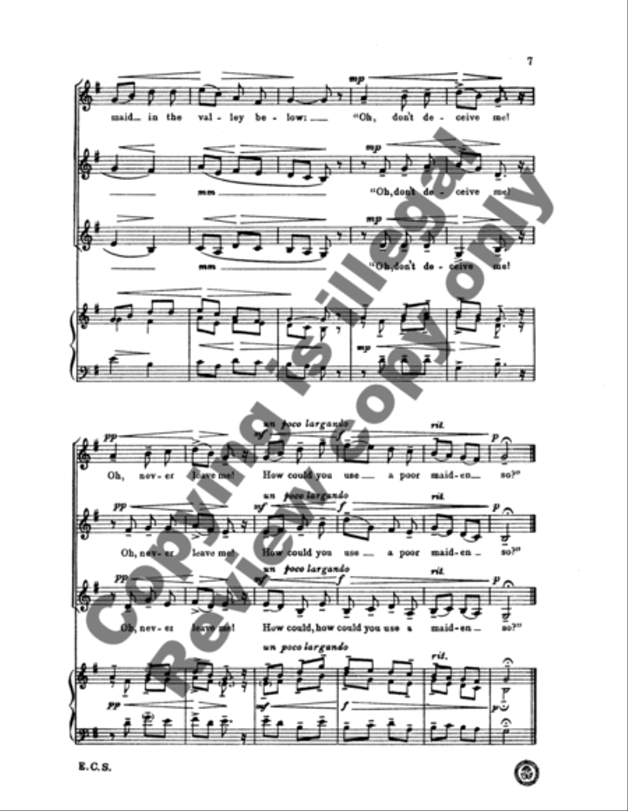 Early One Morning Early One Morning SSA scores gallery preview page 8