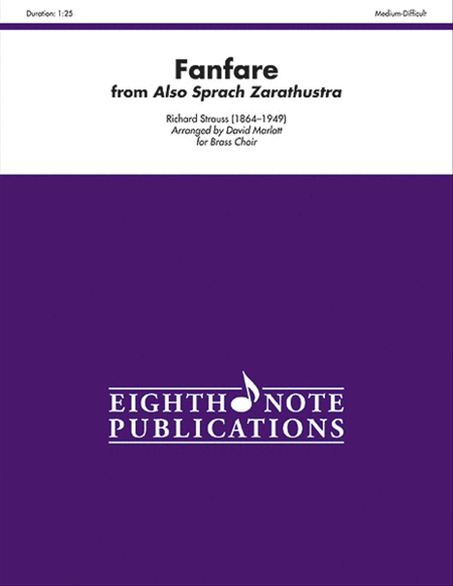 Fanfare (from Also Sprach Zarathustra) Small Ensemble scores gallery preview page 1