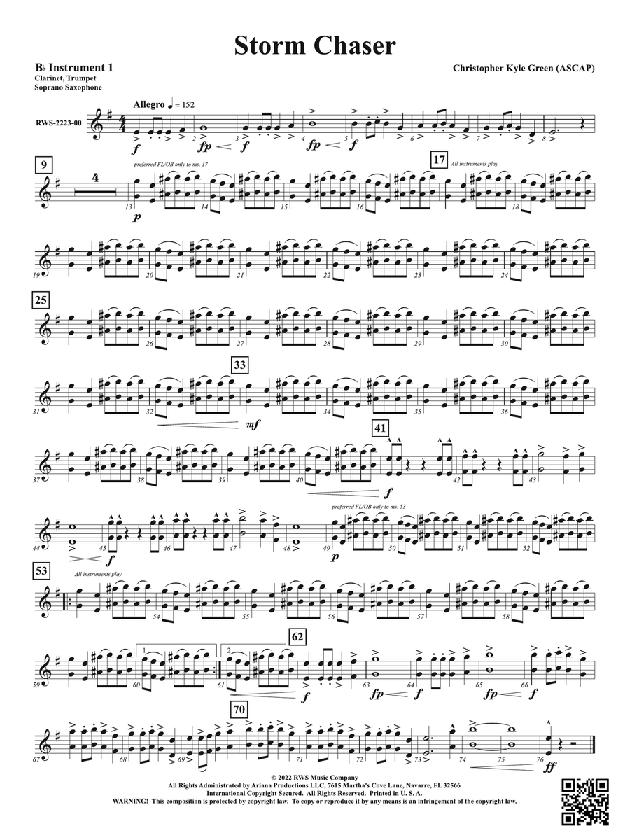 Storm Chaser: Part 1 - B-flat Instruments