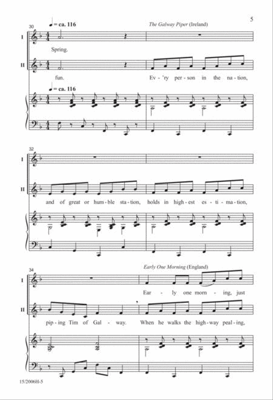 Around the World...in About Three Minutes 2-Part scores gallery preview page 5