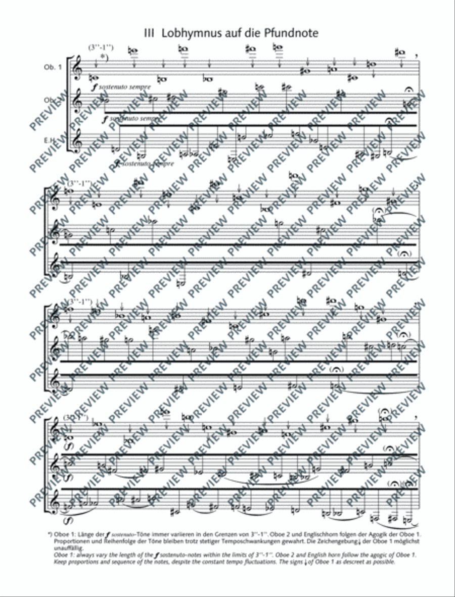 En c(h)œur - encore (Prélude, Fuguette et Hymne à la ronde) English Horn scores gallery preview page 15