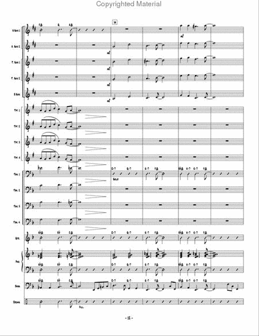 Changing Lanes Jazz Ensemble scores gallery preview page 13