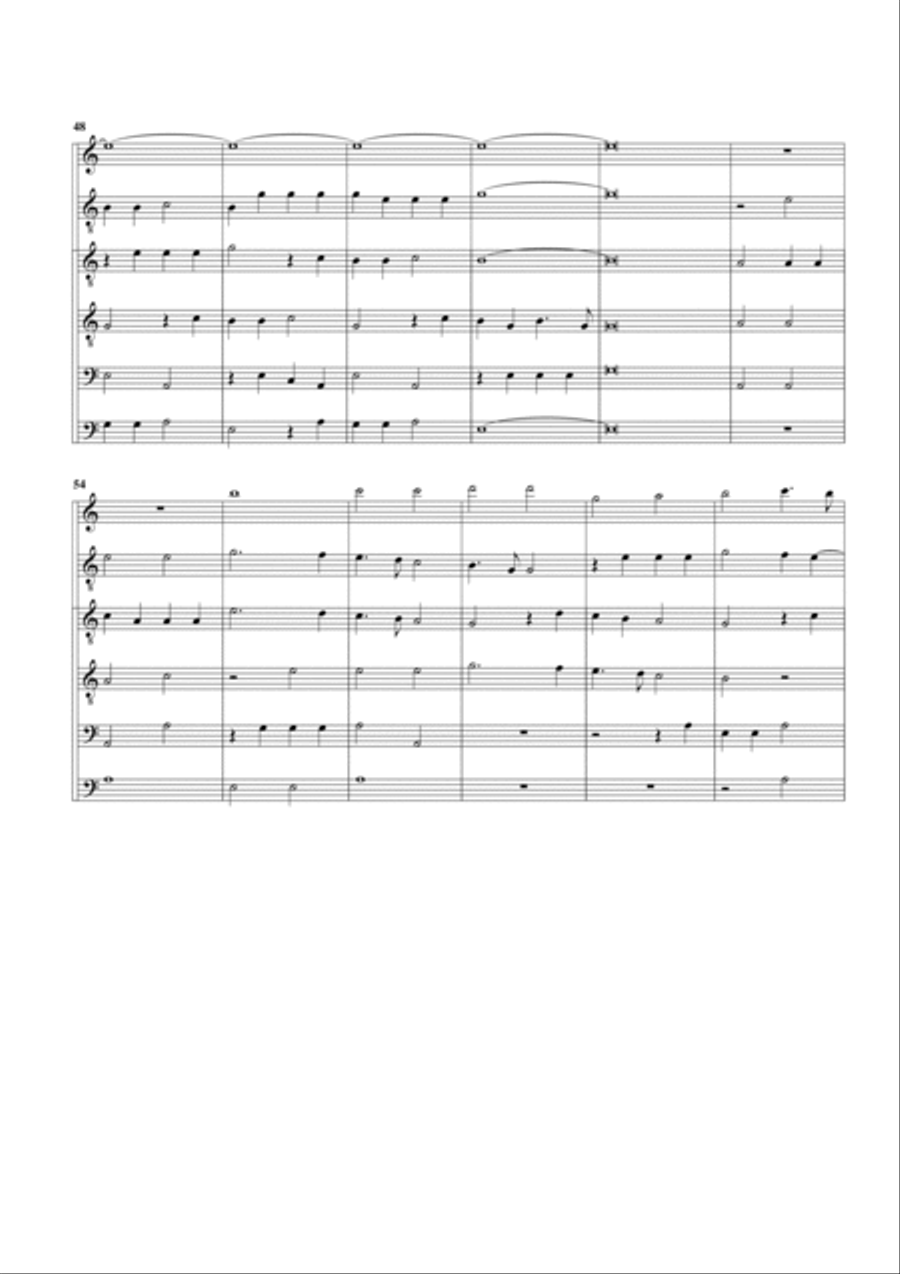 Ma bouche rit (arrangement for 6 recorders) Recorder scores gallery preview page 5