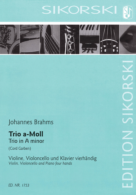 Trio in A Minor for Violin, Violoncello and Piano four-hands