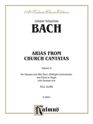 Book cover for Soprano and Alto Arias (4 Duets), Volume 2