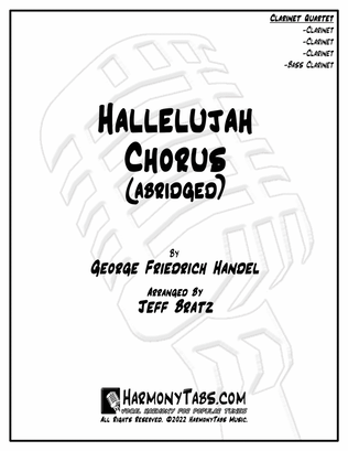 Hallelujah Chorus (Abridged) (Clarinet Quartet)