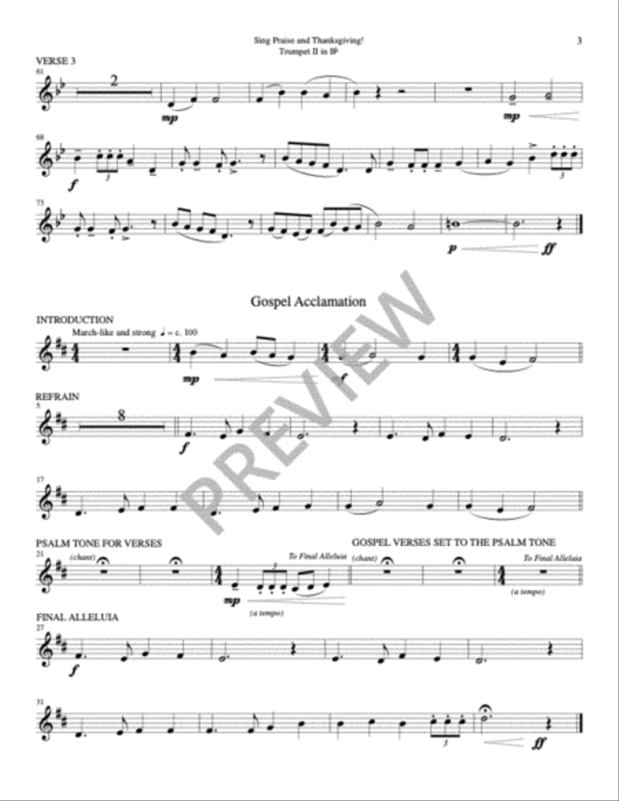 Sing Praise and Thanksgiving Mass-Choir, Cantor, Keyboard, Guitar Edition Choir scores gallery preview page 2