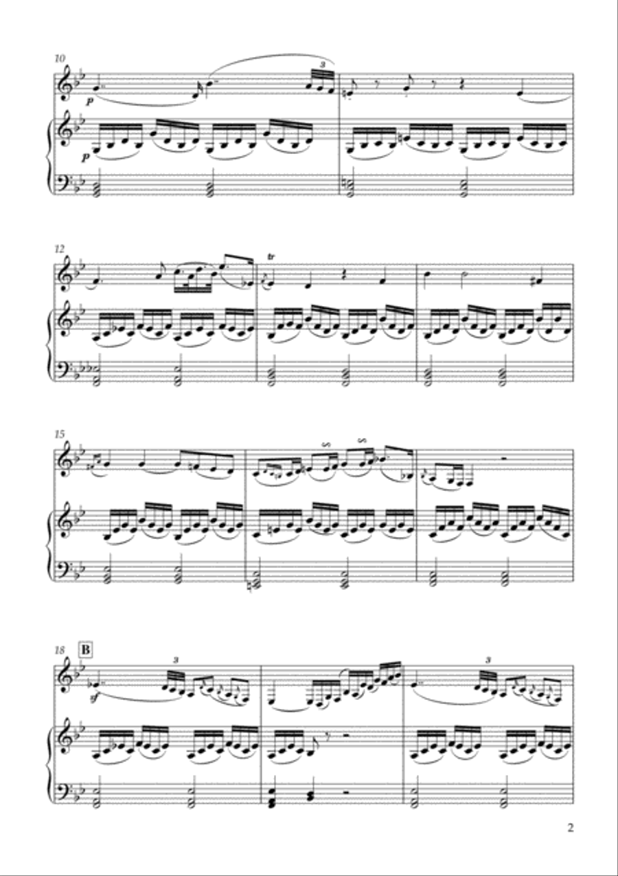 Largo e cantabile’ from ’How Do You Do’ Op.33-5, Hob.III:41 for Viola & Piano Viola scores gallery preview page 2