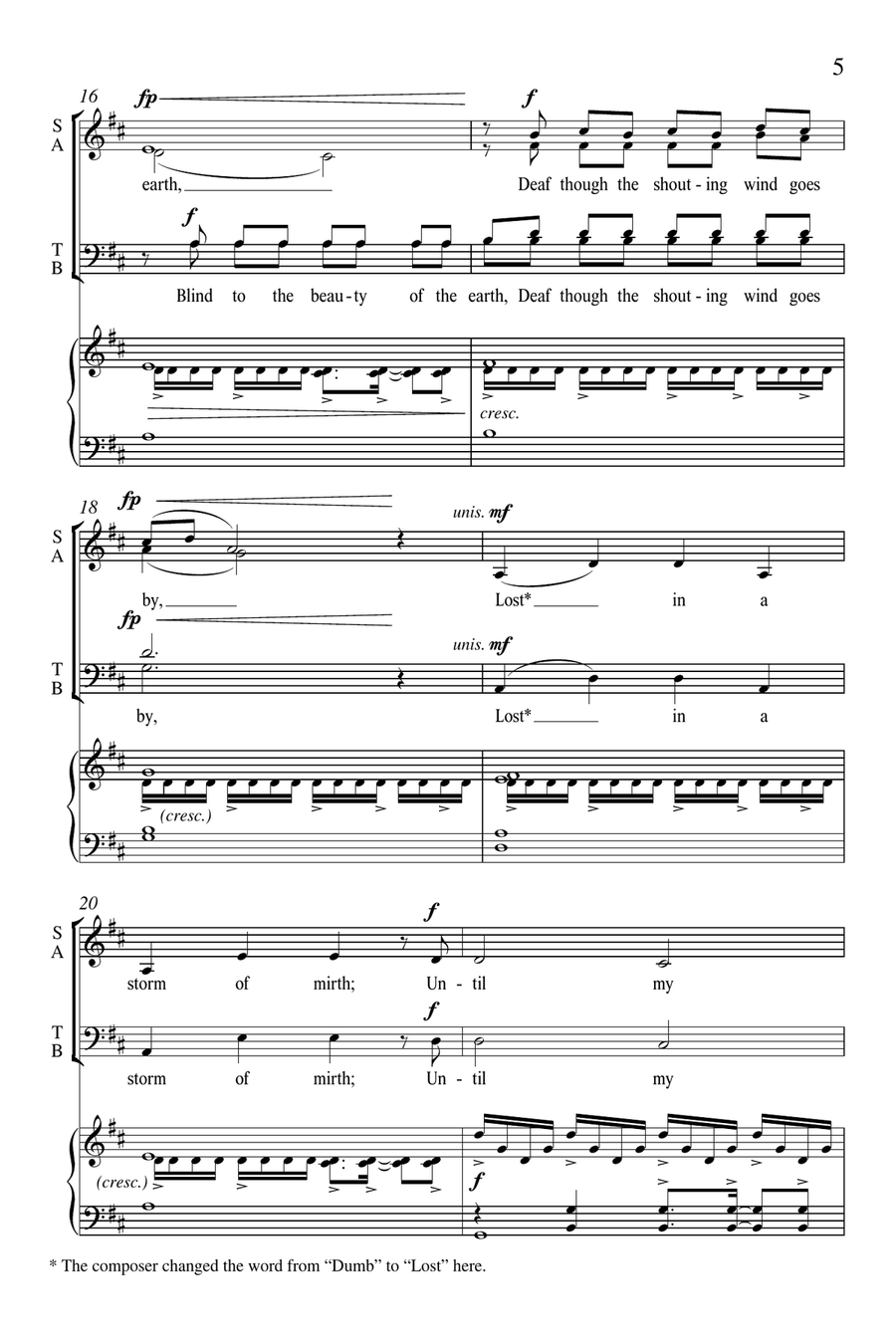 Let Me Love from For a Breath of Ecstasy 4-Part scores gallery preview page 4