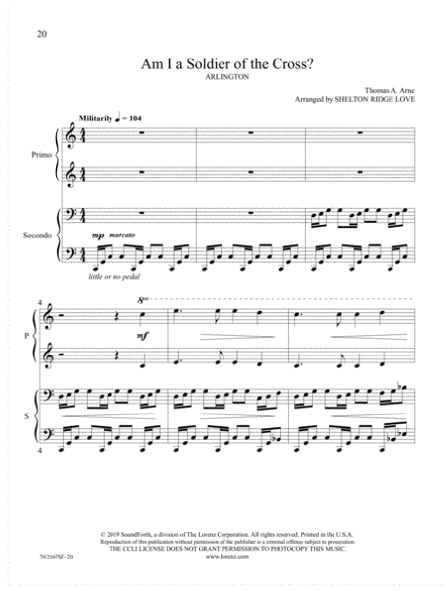 Savior, Lead Us Savior, Lead Us Piano Duet scores gallery preview page 8