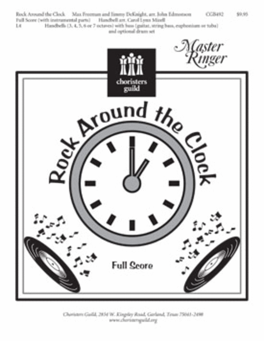 Rock Around the Clock Full Score Handbell Choir scores gallery preview page 1