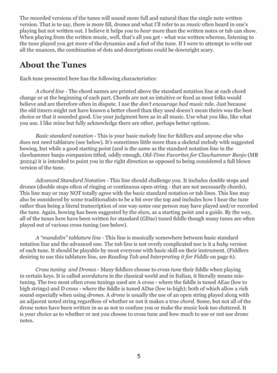 Old-Time Favorites for Fiddle and Mandolin Violin scores gallery preview page 11