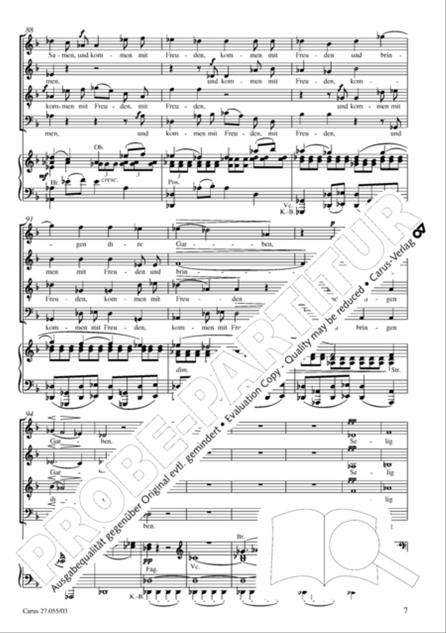 Ein Deutsches Requiem (German Requiem) 4-Part scores gallery preview page 10