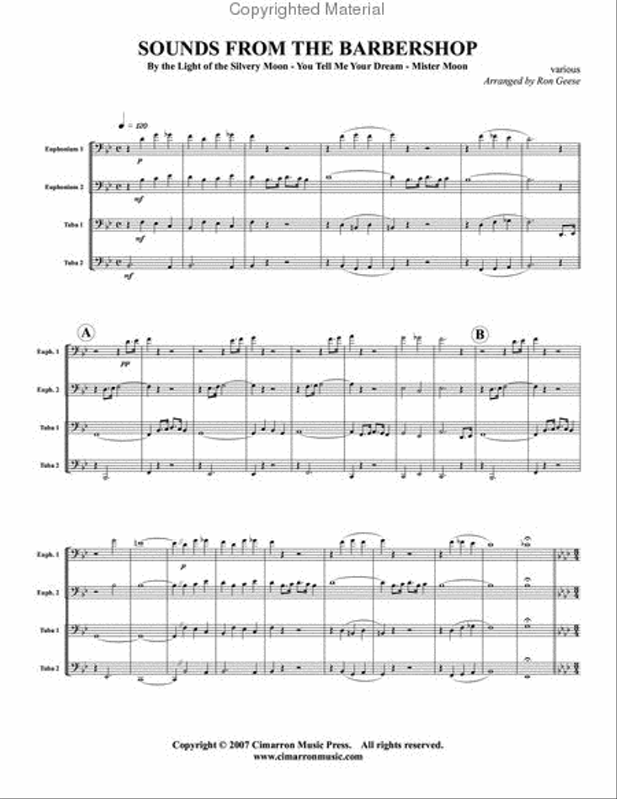 Sounds from the Barbershop EETT scores gallery preview page 2