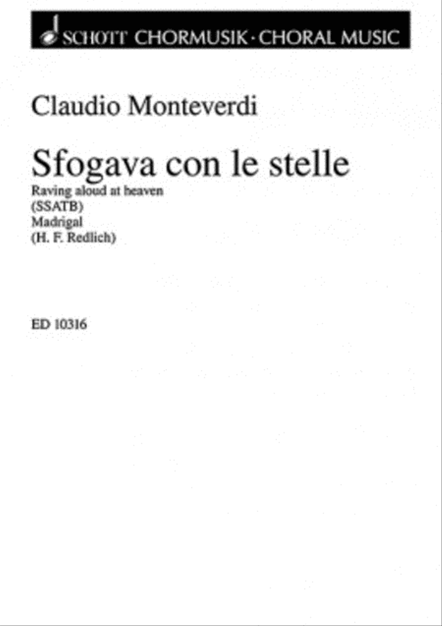 Sfogava Con Le Stelle SSATB scores gallery preview page 1