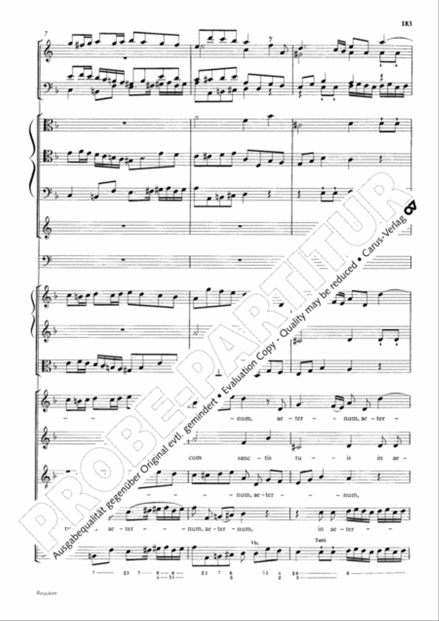 Requiem Requiem 4-Part scores gallery preview page 190