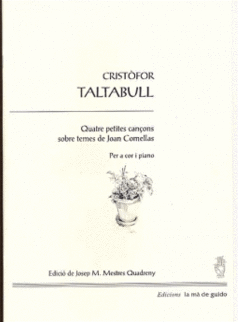 quatre petites cancons quatre petites cancons Mixed Choir scores gallery preview page 1