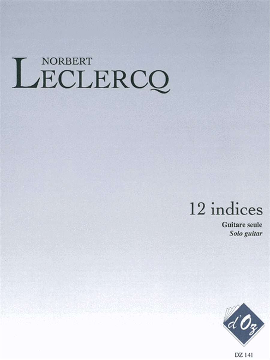 12 Indices Classical Guitar scores gallery preview page 1