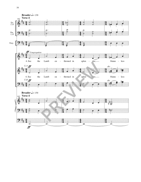 Hear the City Filled with Singing - Full Score and Parts