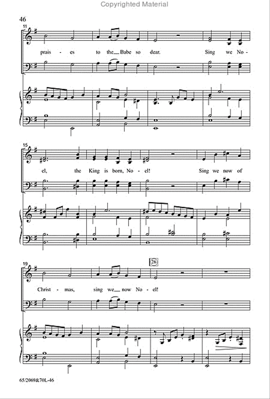 A Noel Celebration 4-Part scores gallery preview page 15