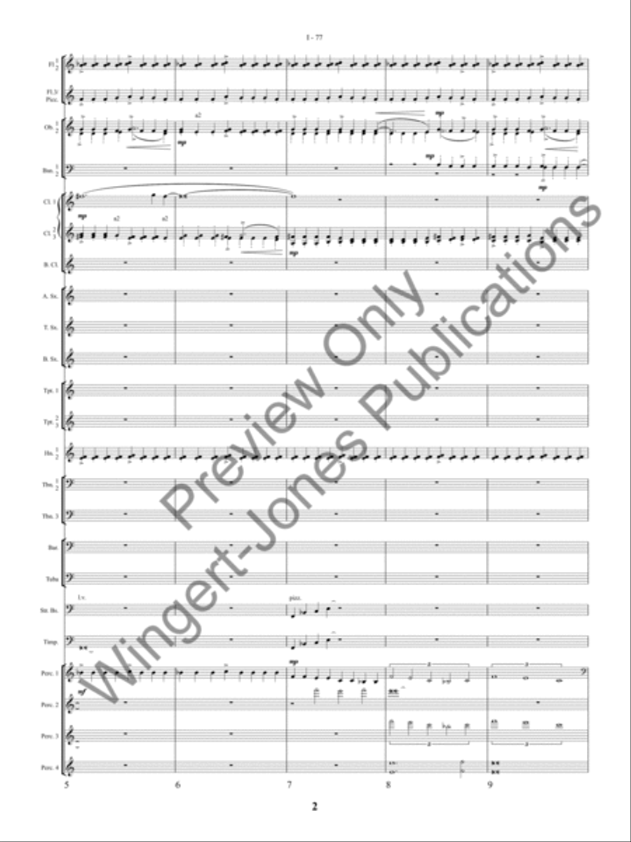 I-77 I-77 Concert Band scores gallery preview page 5