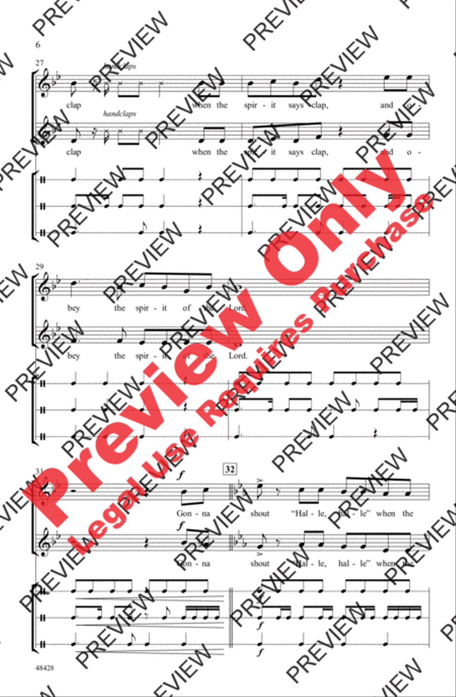 Gonna Sing Gonna Sing 2-Part scores gallery preview page 6