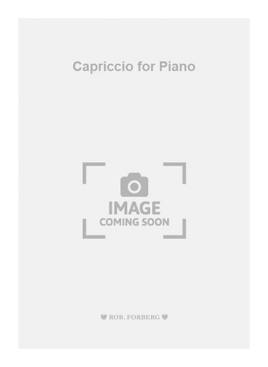 Capriccio for Piano Piano Solo scores gallery preview page 1
