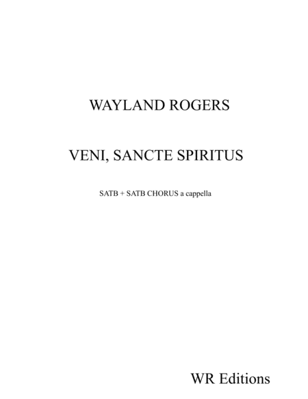 Veni Sancte Spiritus (Come Holy Spirit) image number null