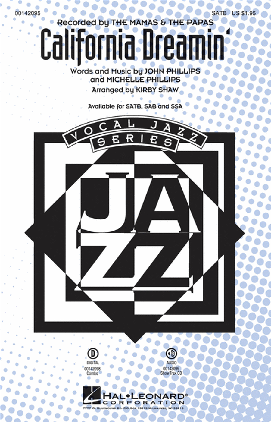 California Dreamin' 4-Part scores gallery preview page 1