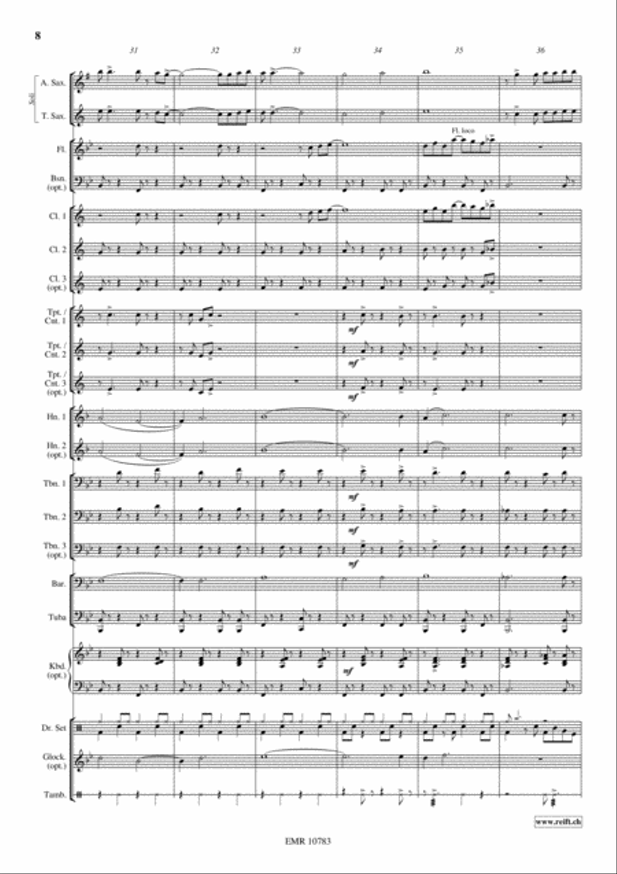 Down By The Riverside Concert Band scores gallery preview page 9