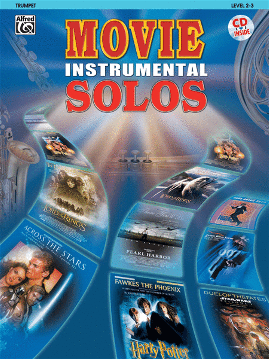 Movie Instrumental Solos - Trumpet (Book and CD) Trumpet Solo scores gallery preview page 1