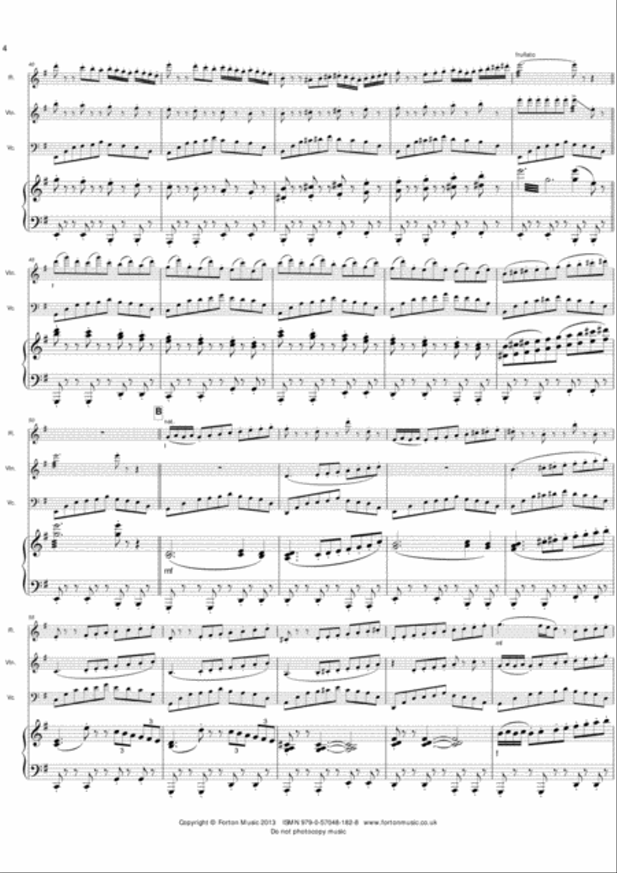 Colibri (Hummingbird) Flute scores gallery preview page 4