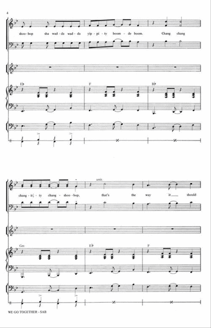 We Go Together 3-Part scores gallery preview page 3